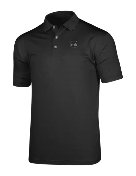 Callaway Vibrant Black Ventilated Polo w/Reli Title Logo