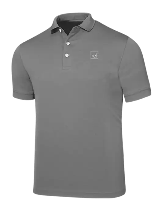 Callaway Ottoman Medium Grey Polo w/Reli Title Logo
