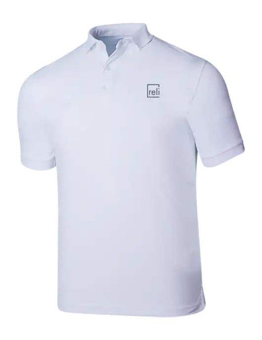 Callaway Ottoman Bright White Polo w/Reli Title Logo