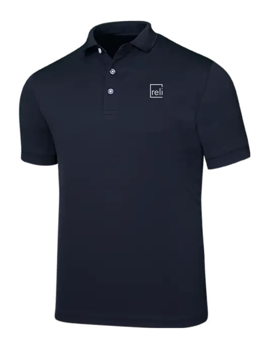 Callaway Ottoman Navy Polo w/Reli Title Logo