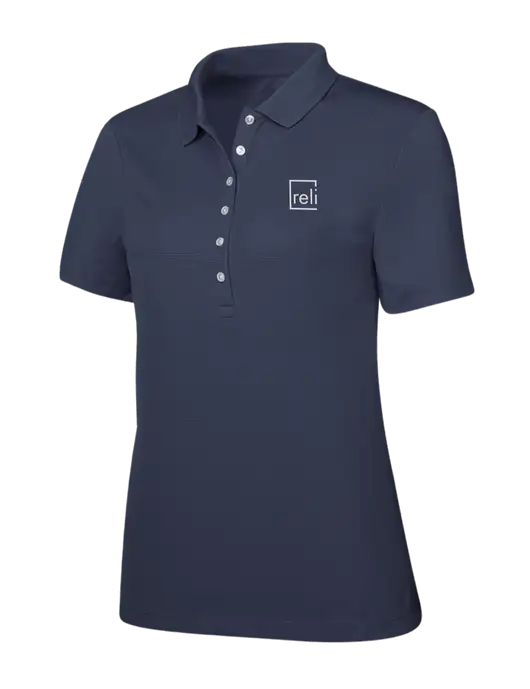 Callaway Womens Ottoman Navy Polo w/Reli Title Logo