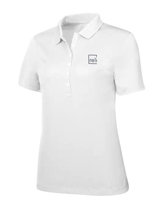 Callaway Womens Ottoman Bright White Polo w/Reli Title Logo