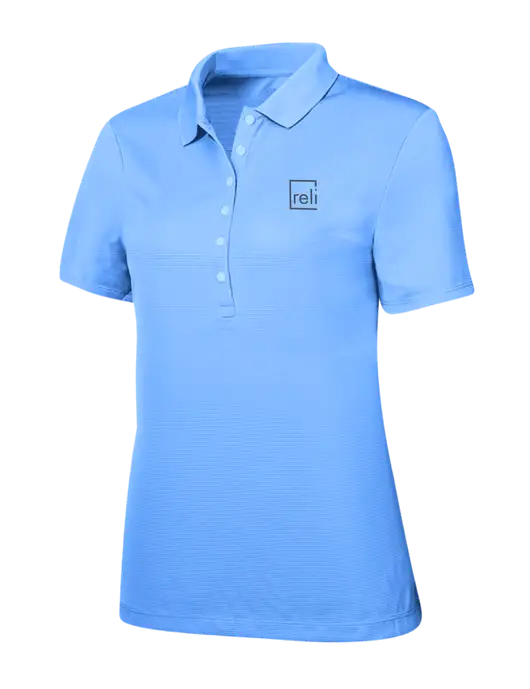 Callaway Womens Ottoman Light Blue Polo w/Reli Title Logo