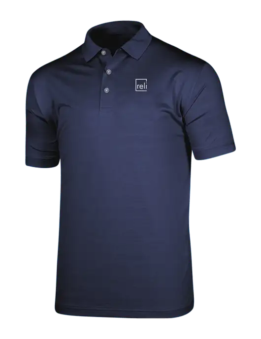 Callaway Vibrant Navy Ventilated Polo w/Reli Title Logo