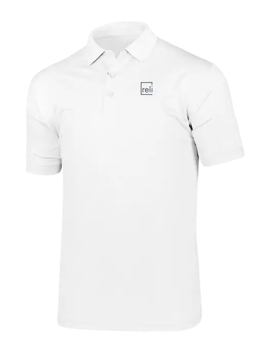 Callaway Vibrant Bright White Ventilated Polo w/Reli Title Logo
