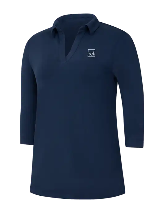Navy Womens Luxe Knit Tunic w/Reli Title Logo