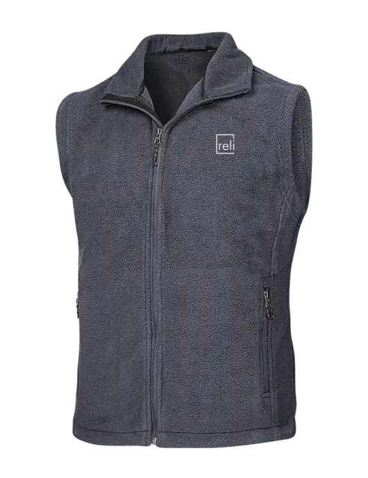 Dark Grey Fleece Vest w/Reli Title Logo