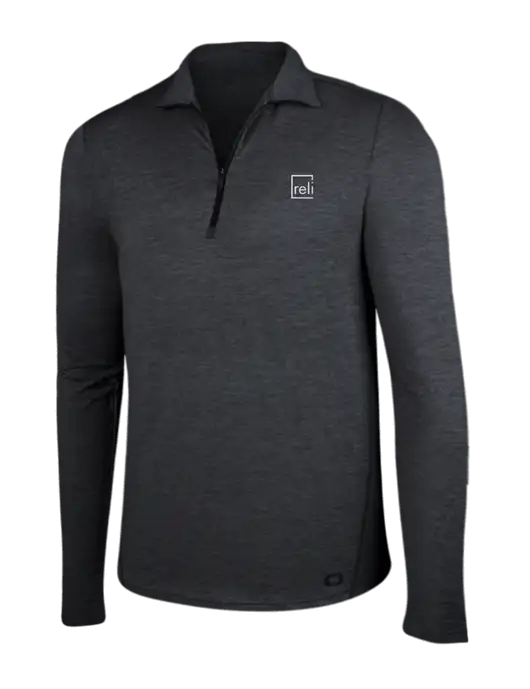 OGIO Blacktop Heather Endurance Force 1/4 Zip w/Reli Title Logo