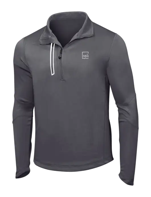 OGIO Gear Grey Endurance Fulcrum 1/4 Zip w/Reli Title Logo