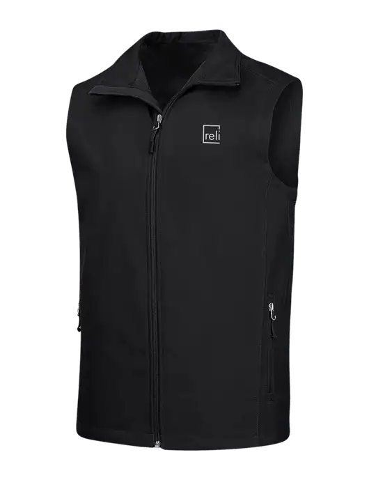 Black Core Soft Shell Vest w/Reli Title Logo