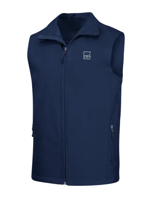 Navy Core Soft Shell Vest w/Reli Title Logo