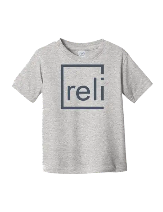 Rabbit Skins Light Grey Heather Toddler Fine Jersey Tee w/Reli Title Logo