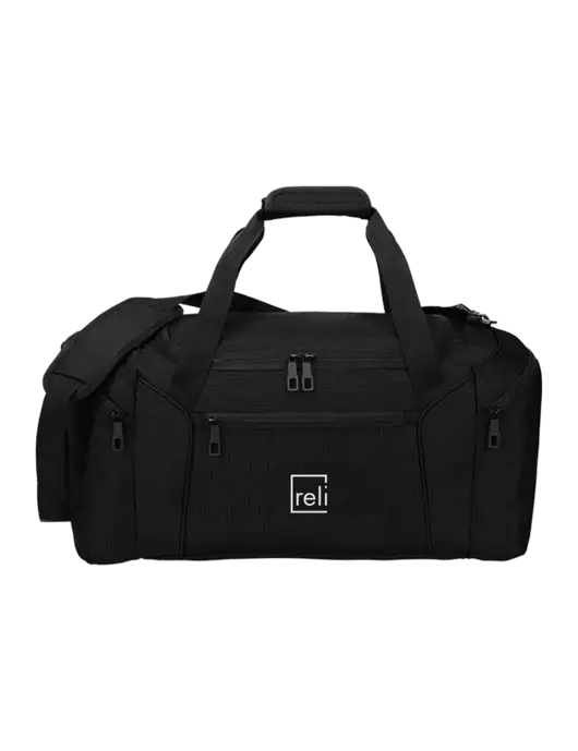 Slim & Lite Black Duffel    w/Reli Title Logo