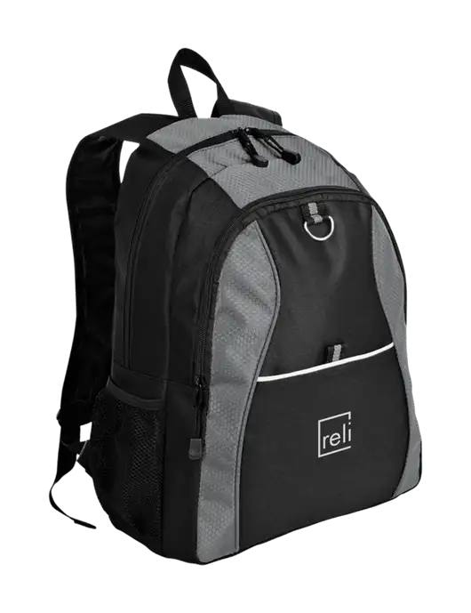 Honeycomb Grey/Black Backpack w/Reli Title Logo