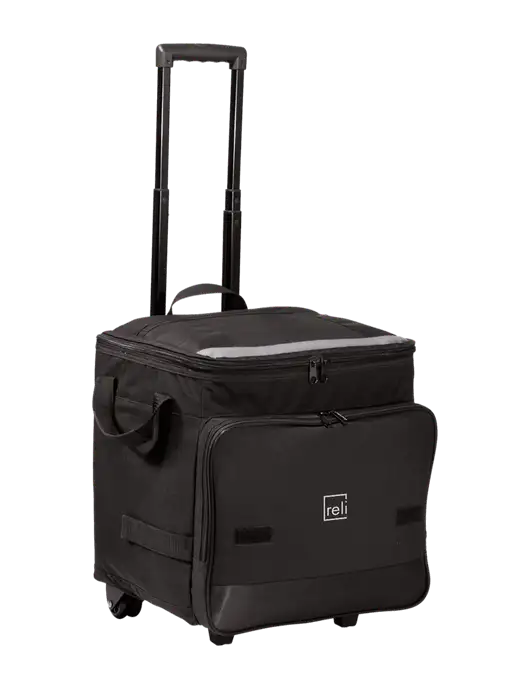 Black Rolling Cooler w/Reli Title Logo