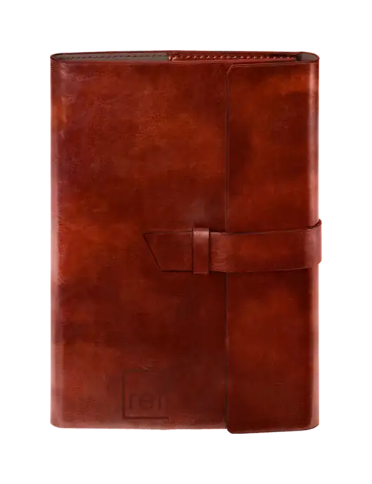 Fabrizio Brown 6.875 x 9.56 Portfolio w/Reli Title Logo