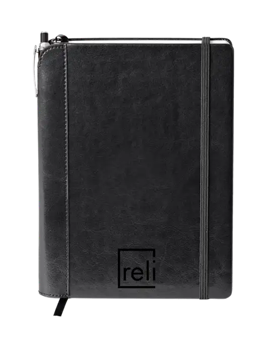 Fabrizio Black Journal 6.375 x 8.375 Combo w/Reli Title Logo