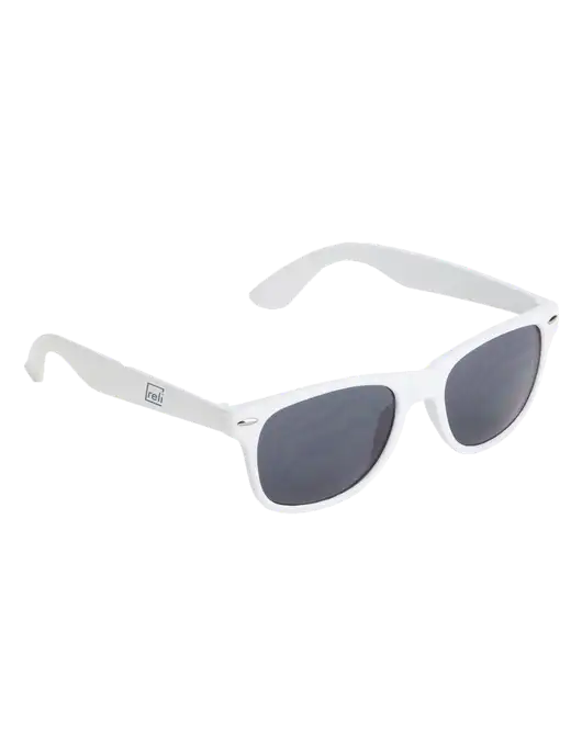 Daytona White Sunglasses w/Reli Title Logo