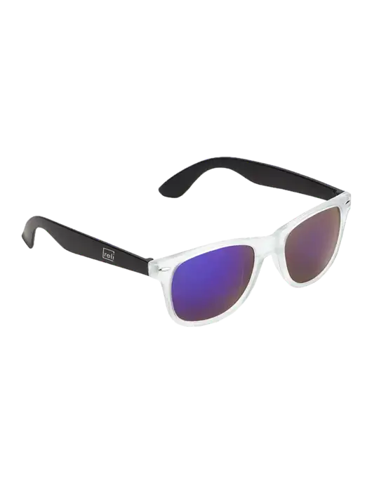 Key West Black Mirrored Sunglasses w/Reli Title Logo