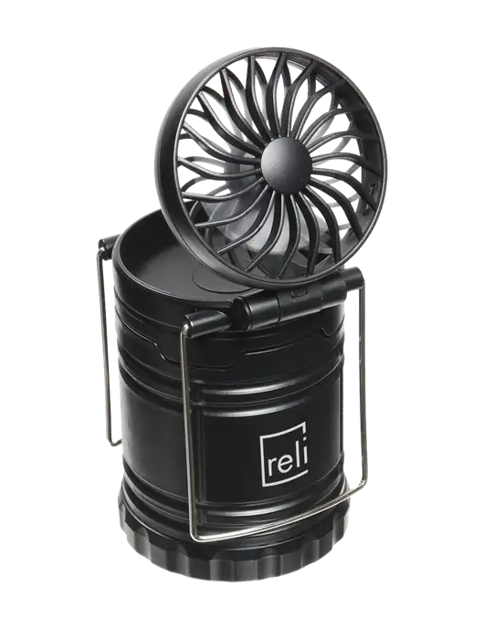 Black Retro Lantern with Fan w/Reli Title Logo