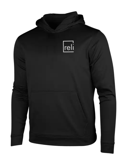 Black Fleece Sport-Wick Hooded Pullover w/Reli Title Logo
