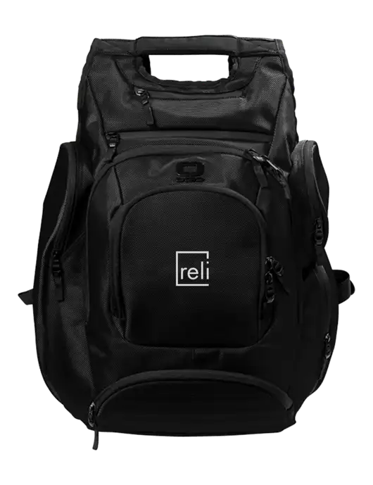 OGIO Blacktop Metro Ballistic Laptop Backpack w/Reli Title Logo