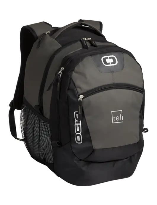 OGIO Grey Rogue Pack
 w/Reli Title Logo