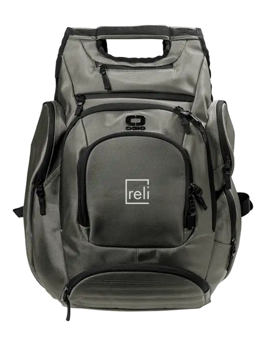 OGIO Medium Grey Metro Ballistic Laptop Backpack w/Reli Title Logo