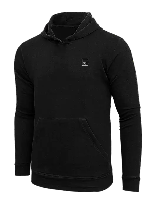 Adidas Black Fleece Hooded Sweatshirt w/Reli Title Logo