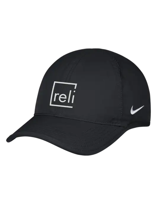 Nike Black Featherlight Cap w/Reli Title Logo
