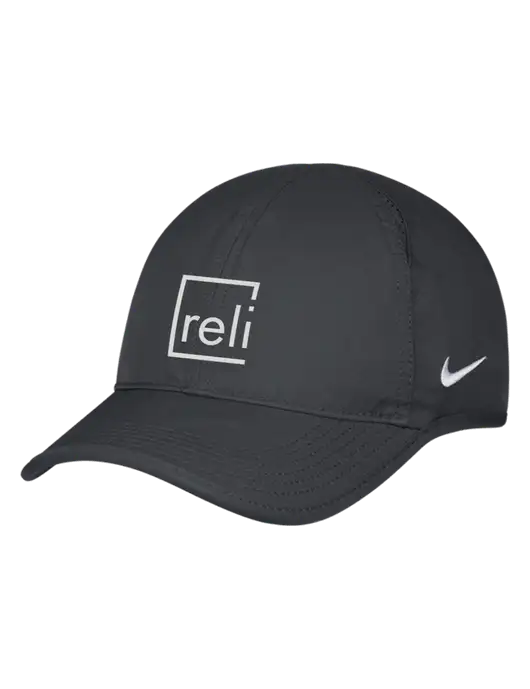 Nike Charcoal Featherlight Cap w/Reli Title Logo