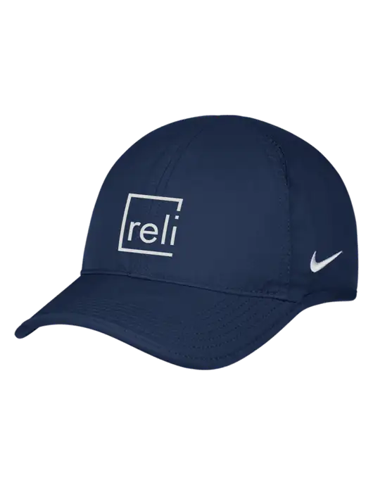 Nike Navy Featherlight Cap w/Reli Title Logo
