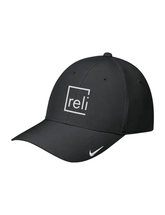 Nike Black Dri-FIT Legacy Cap w/Reli Title Logo