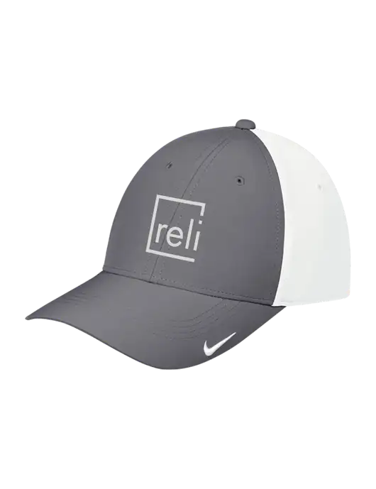 Nike Dark Grey/White Dri-FIT Legacy Cap w/Reli Title Logo