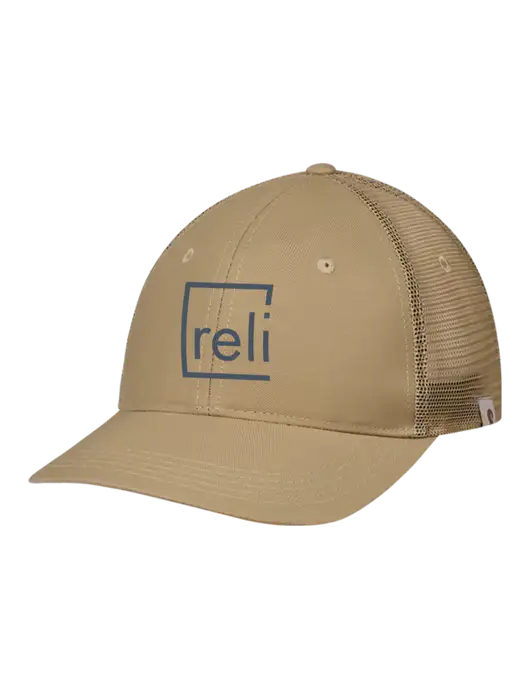 Carhartt Dark Tan Trucker Rugged Pro Series Cap w/Reli Title Logo
