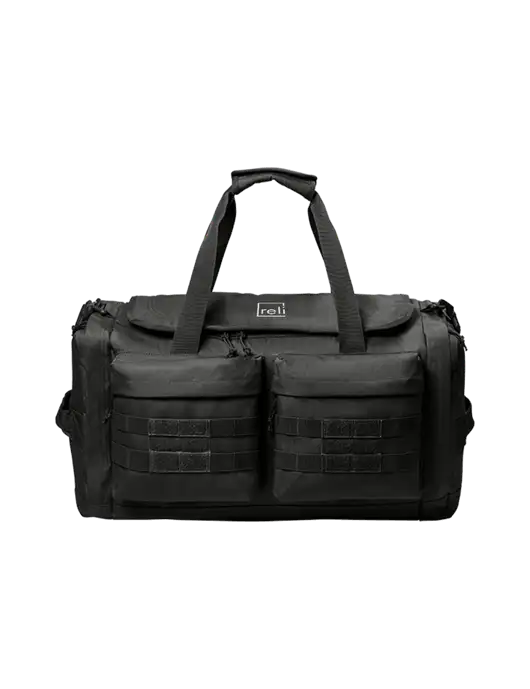 CornerStone Black Tactical Duffel w/Reli Title Logo