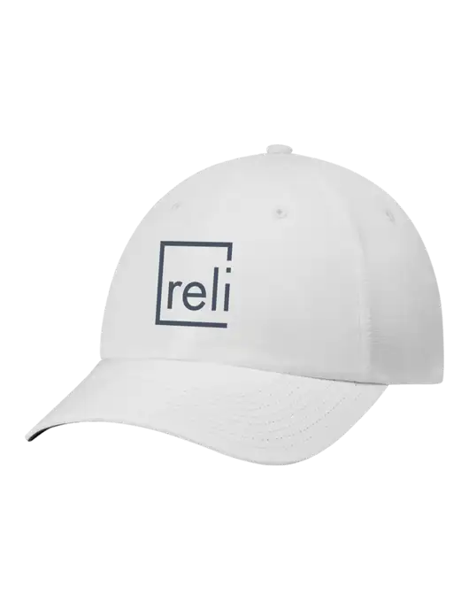 Richardson Relaxed Performance Lite White Cap w/Reli Title Logo