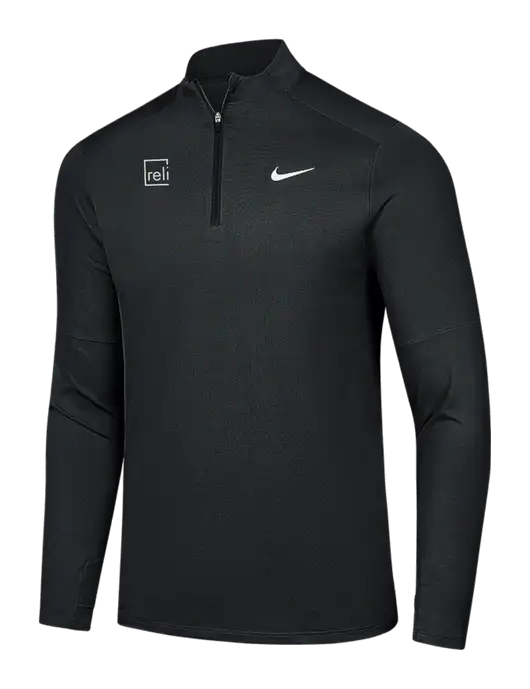Nike Black Dri-FIT Element 1/2-Zip Pullover w/Reli Title Logo