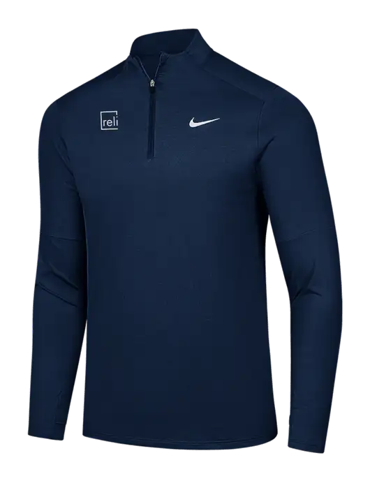 Nike Dark Navy Dri-FIT Element 1/2-Zip Pullover w/Reli Title Logo