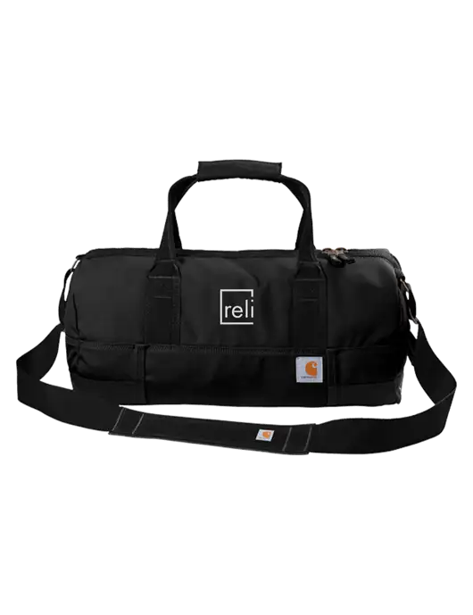 Carhartt Black Foundry Series 20” Duffel w/Reli Title Logo