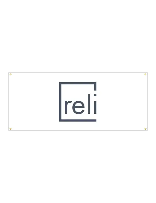 Vinyl Banner 72" x 30" w/Reli Title Logo