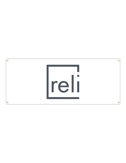 Vinyl Banner 120" x 48" w/Reli Title Logo