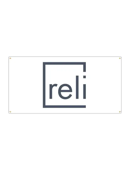 Vinyl Banner 96" x 48" w/Reli Title Logo
