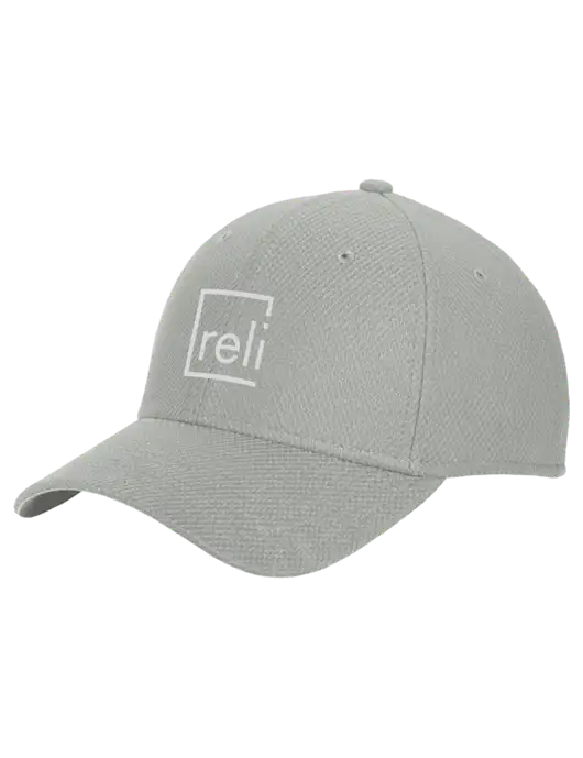 New Era Diamond Era Medium Grey Stretch Cap w/Reli Title Logo