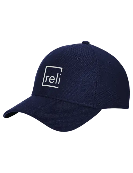 New Era Diamond Era Dark Navy Stretch Cap w/Reli Title Logo