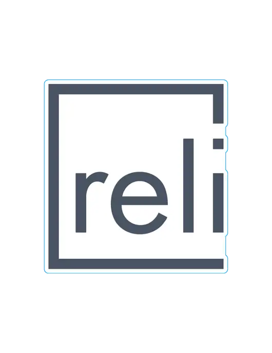 Reli Title Large Decal (6"w)