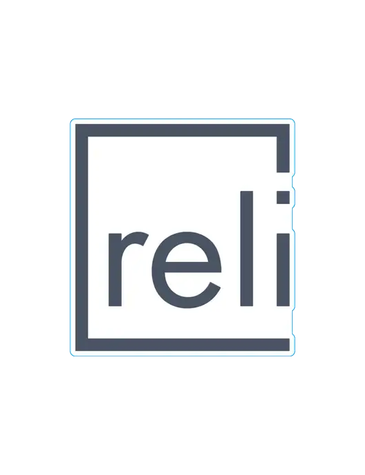 Reli Title Medium Large Decal (4.7"w)