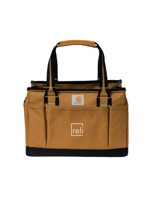 Carhartt Light Brown Utility Tote w/Reli Title Logo