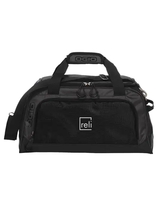OGIO Breakaway Very Dark Grey/Black Duffel w/Reli Title Logo