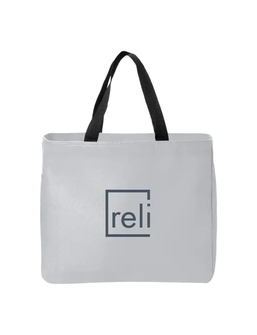 Essential Light Grey Tote w/Reli Title Logo